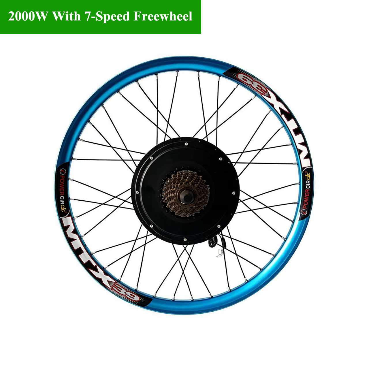 26inch/27.5inch/29Inch 135mm Dropout Blue/Pink/Purple/Red Strong Sun Ring MTX Rim 48V-72V 2000W  Hub MotorWheel  , 2000w Ebike Bicycle Electric Bike Hub Motor NBPower