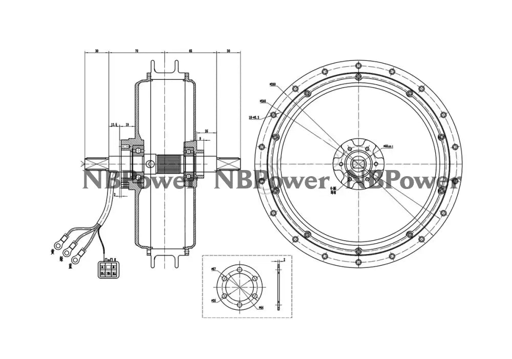 Bike Motor QS212 1200 watt 212 12 Electric Bike Hub Motor Electric Motor