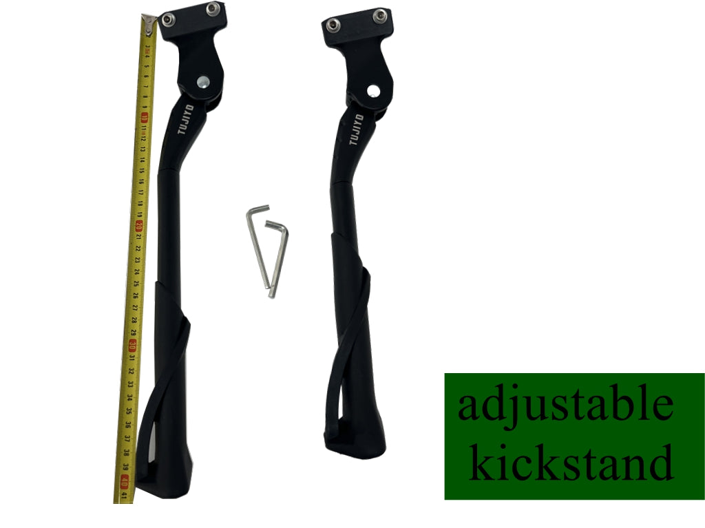 Kickstand Adjustable MTB Bike Stand Aluminium Alloy Thicken Bike Side Support Stand for  Electric Bike Frame