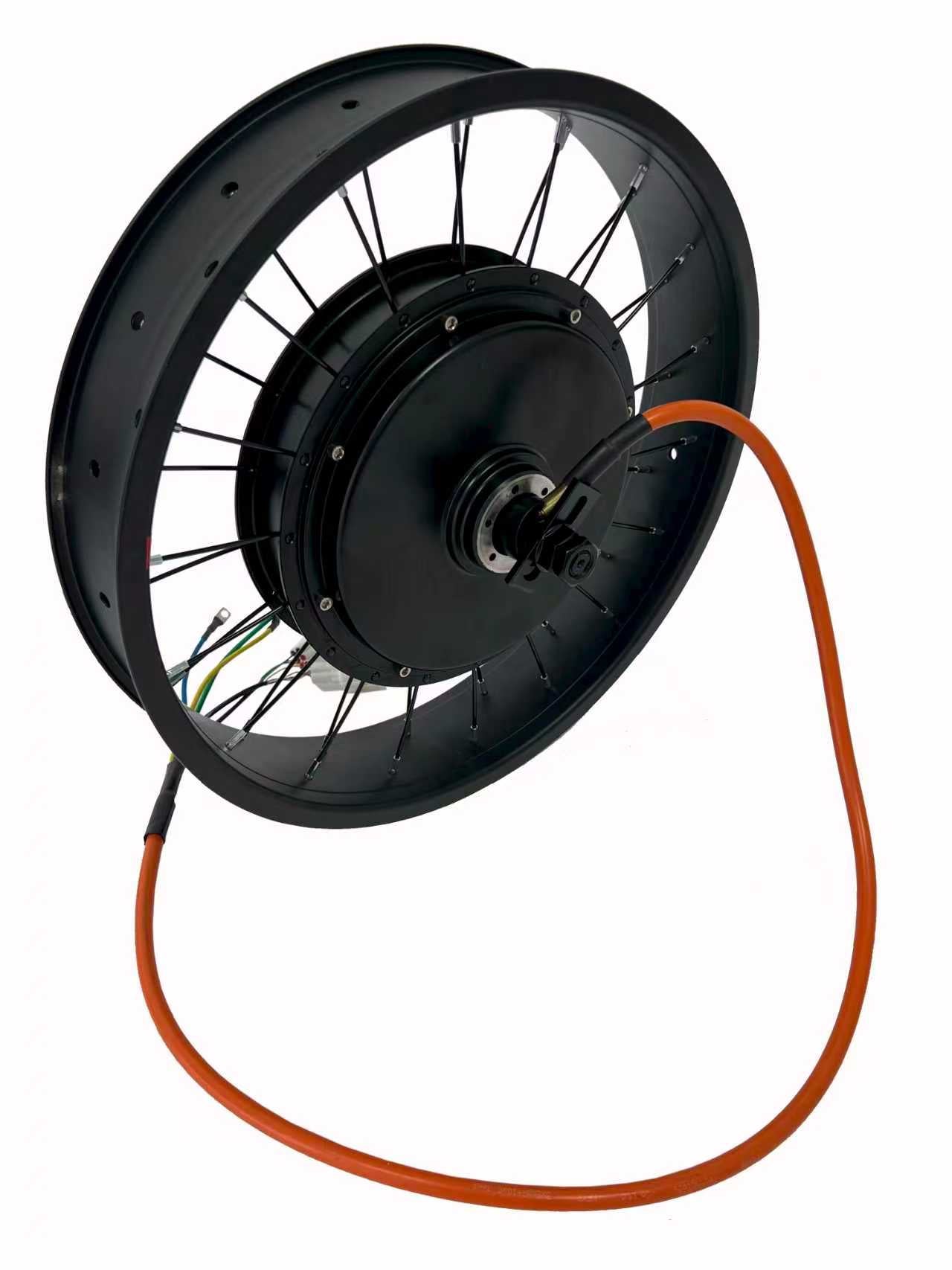 Llanta MTX QS 205 Motor de 3000 W; 150 mm de caída Rueda de motor QS de 3000 W y 72 V con piñón libre simple
