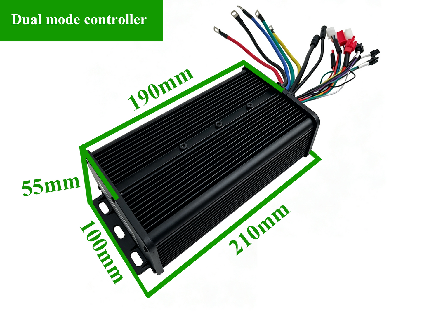 Dual Mode  60A / 80A Sine Wave Controller +UKC1 Color Display +Full Twist Throttle +Brake lever +PAS +Alarm lock Waterproof  System ,For 2000W-3000W Ebike Hub Motor Kit NBPower