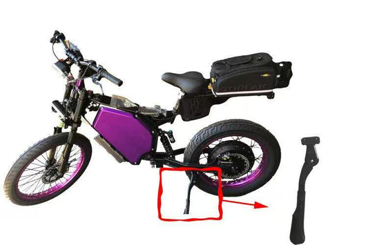 Apogilo Alĝustigebla MTB-Bicikla Stando Aluminia Alojo Dikigita Bicikla Flanka Subtena Stando por Elektra Bicikla Kadro 