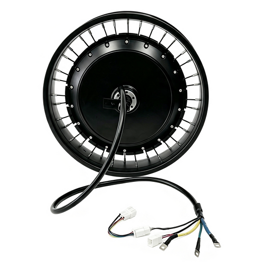 20*4.0/24*4.0/26*4.0 QS273 190mm Dropout 8000W 3T/3.5T/4T/5T Rear Hub Motor Wheel QS Motor