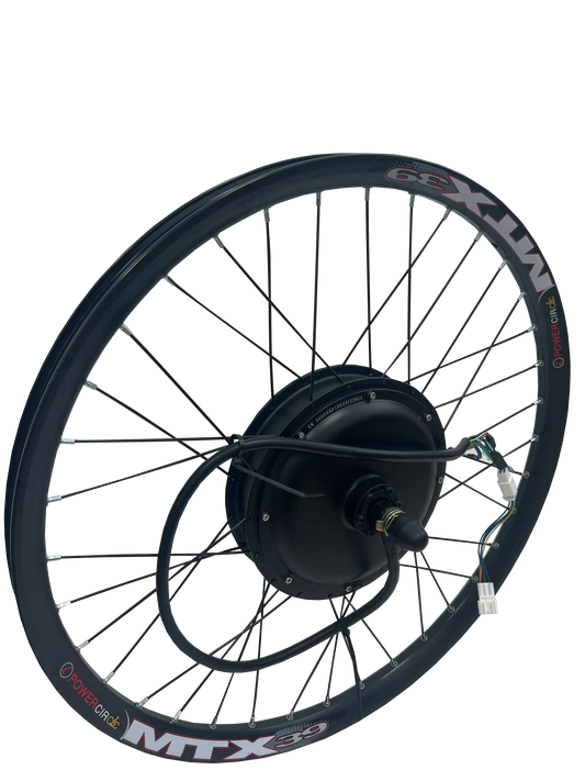 USA warehouse:26inch MTX Rim Rear 150-155mm Dropout 3000W Motorwheel with 7 speed freewheel , 80A Dual mode Sine Wave controller ,SW900 Color Display and other parts