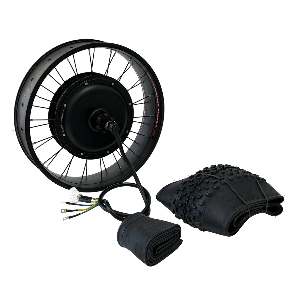 NBpower 20X4.0 190mm Dropout 72V 5000W Motor Wheel With Folding Tire NBPower