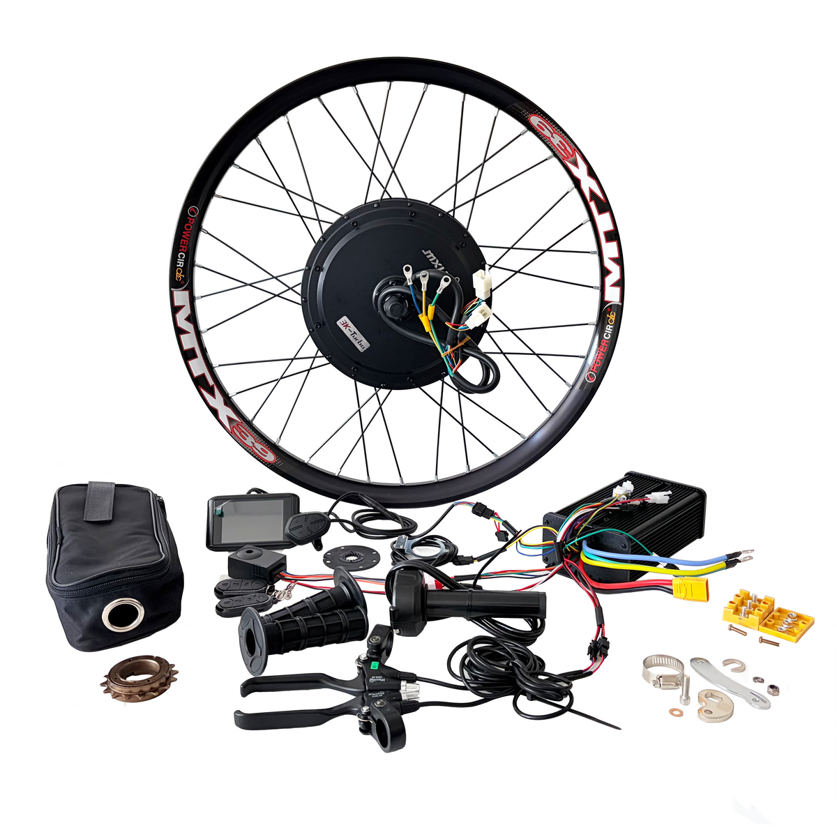 20inch/24inch/26inch/27.5inch/28inch/29inch/700C  142mm Dropout MXUS  Ebike Rear Hub Motor Wheel  Single Speed / 7 Speed Freewheel 3T/3.5T/4T/5T Reduction Gear NBPower