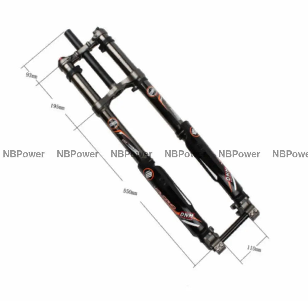 DNM 110*20 thru axle front fork with front fender