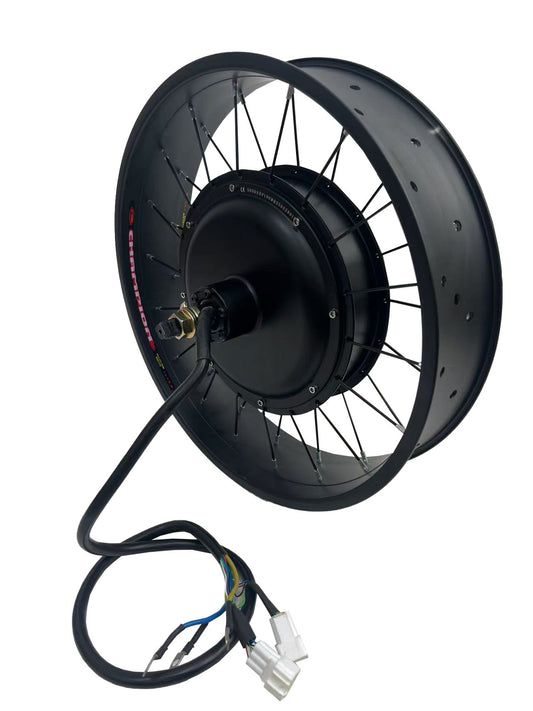 QS205 190mm 72V 5000W 50H V3 Electric Fat Bike 20/24/26x4.0 Motor Wheel Conversion Kit Sabvoton 100A,UKC1 plus,all waterproof system
