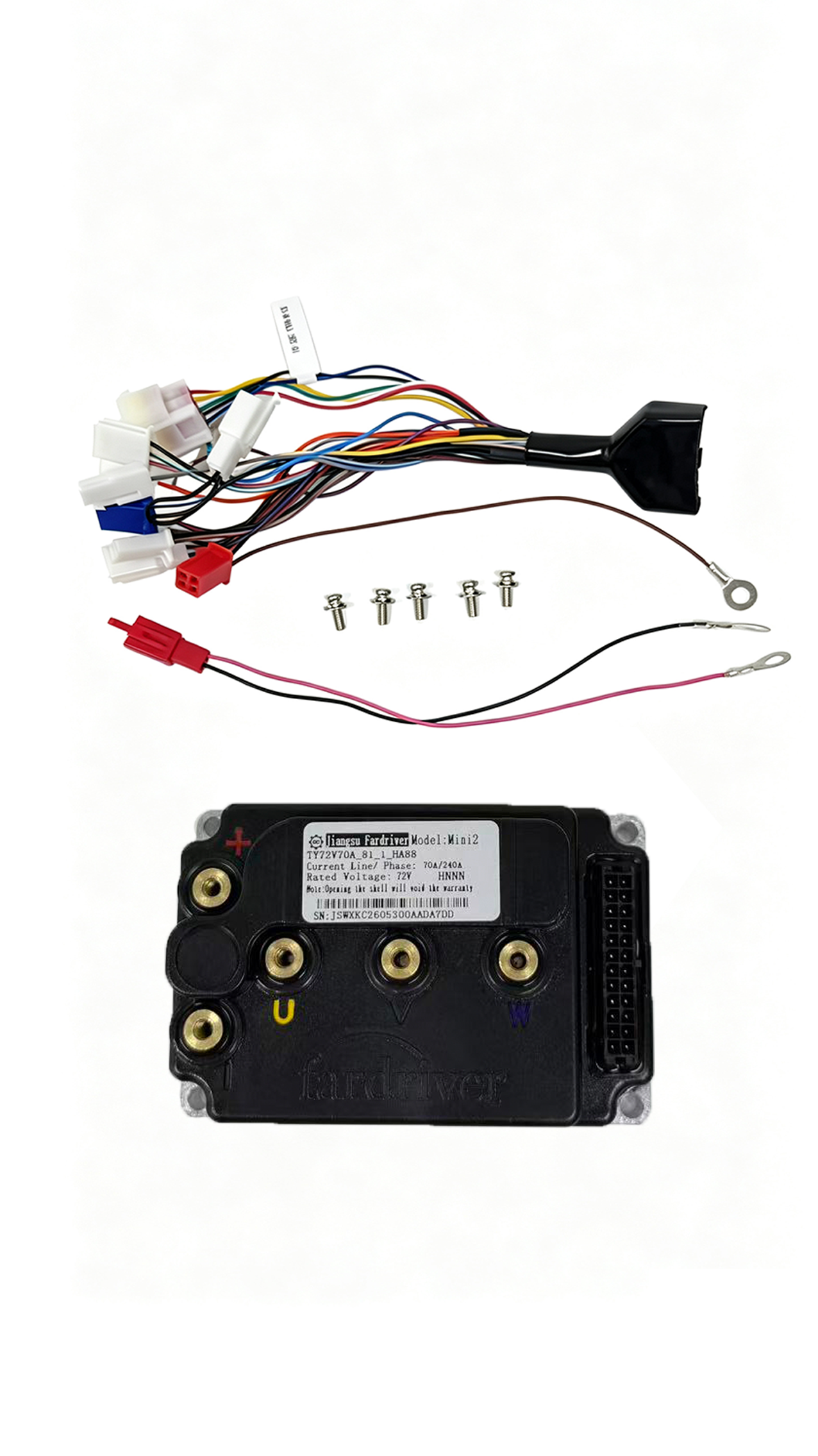 FarDriver Mini12 72240 70A Electric Bike & Scooter Controller Small Size E-bike Controller with Bluetooth