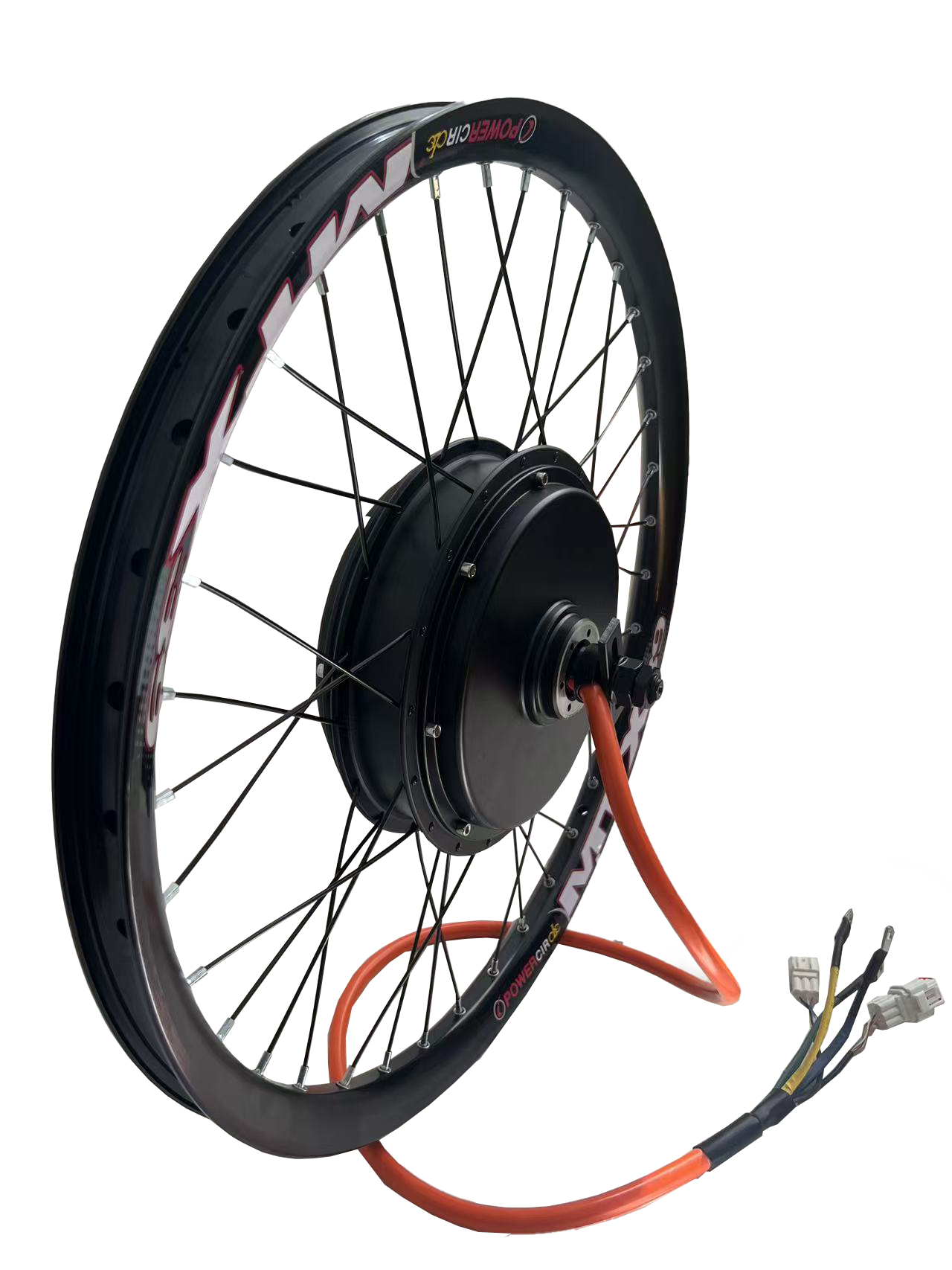 USA Stock:MTX Rim Rear QS 5000W 150-155mm 72V Ebike kit +100A Sabvoton Controller+UKC1 Color Dsiplay