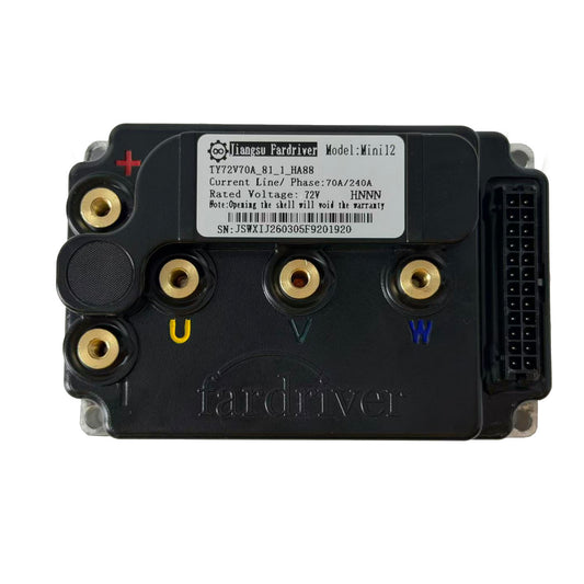 Fardriver Mini 72V 70A Electric Bike & Scooter Controller Small Size E-bike Controller with Bluetooth