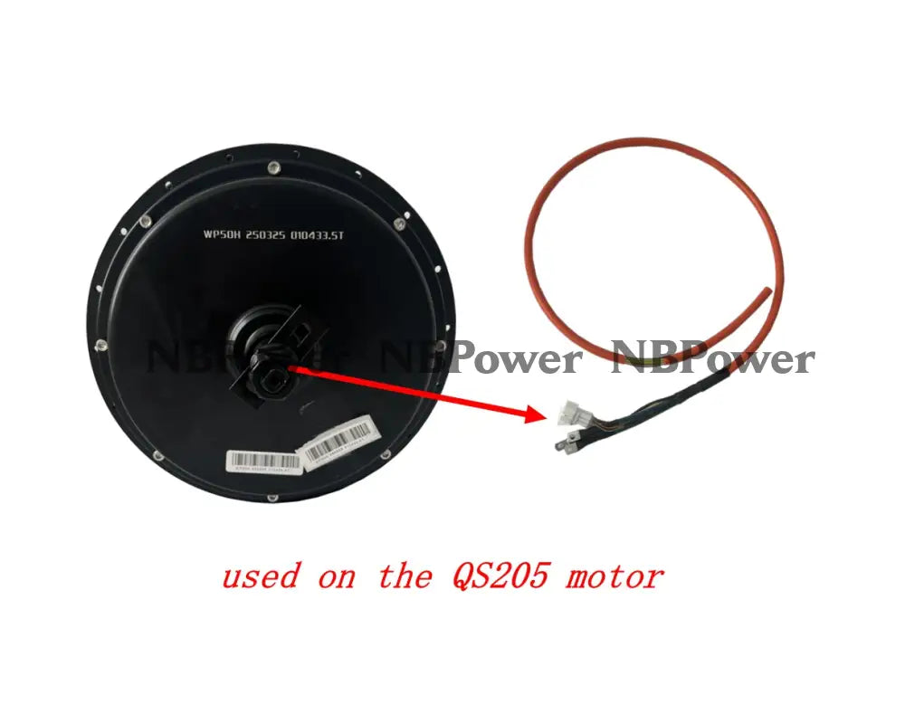 Electric Bike Brushless Motor Cable 1.5m 10 Square Pure Copper Hall Phase Sensor Wire For QS 205 5000W DC Motor