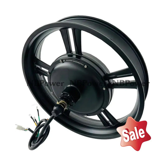 Electric Hub Motor, Disc brake Motor ,20inch  Fat Tire Wheel Drive Motor 48-72V 170mm/190mm dropout  3000W  Electric Scooter Hub Motor, 3000W integrated Drive Motor, Rear Wheel Conversion Kit NBPower