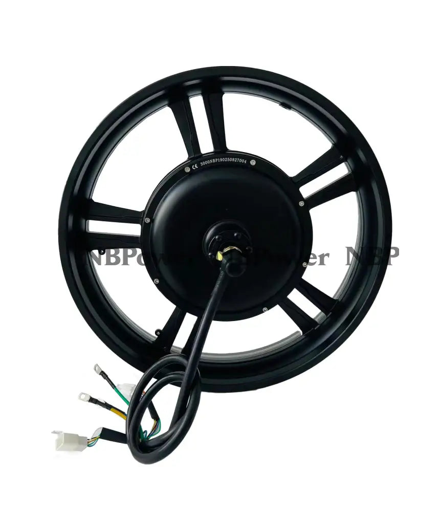 Electric Hub Motor, Disc brake Motor ,20inch  Fat Tire Wheel Drive Motor 48-72V 170mm/190mm dropout  3000W  Electric Scooter Hub Motor, 3000W integrated Drive Motor, Rear Wheel Conversion Kit NBPower