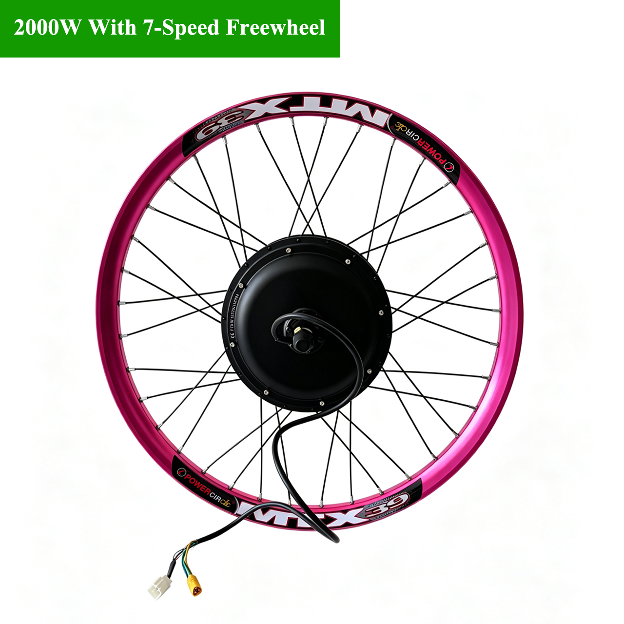26inch/27.5inch/29Inch 135mm Dropout Blue/Pink/Purple/Red Strong Sun Ring MTX Rim 48V-72V 2000W  Hub MotorWheel  , 2000w Ebike Bicycle Electric Bike Hub Motor NBPower
