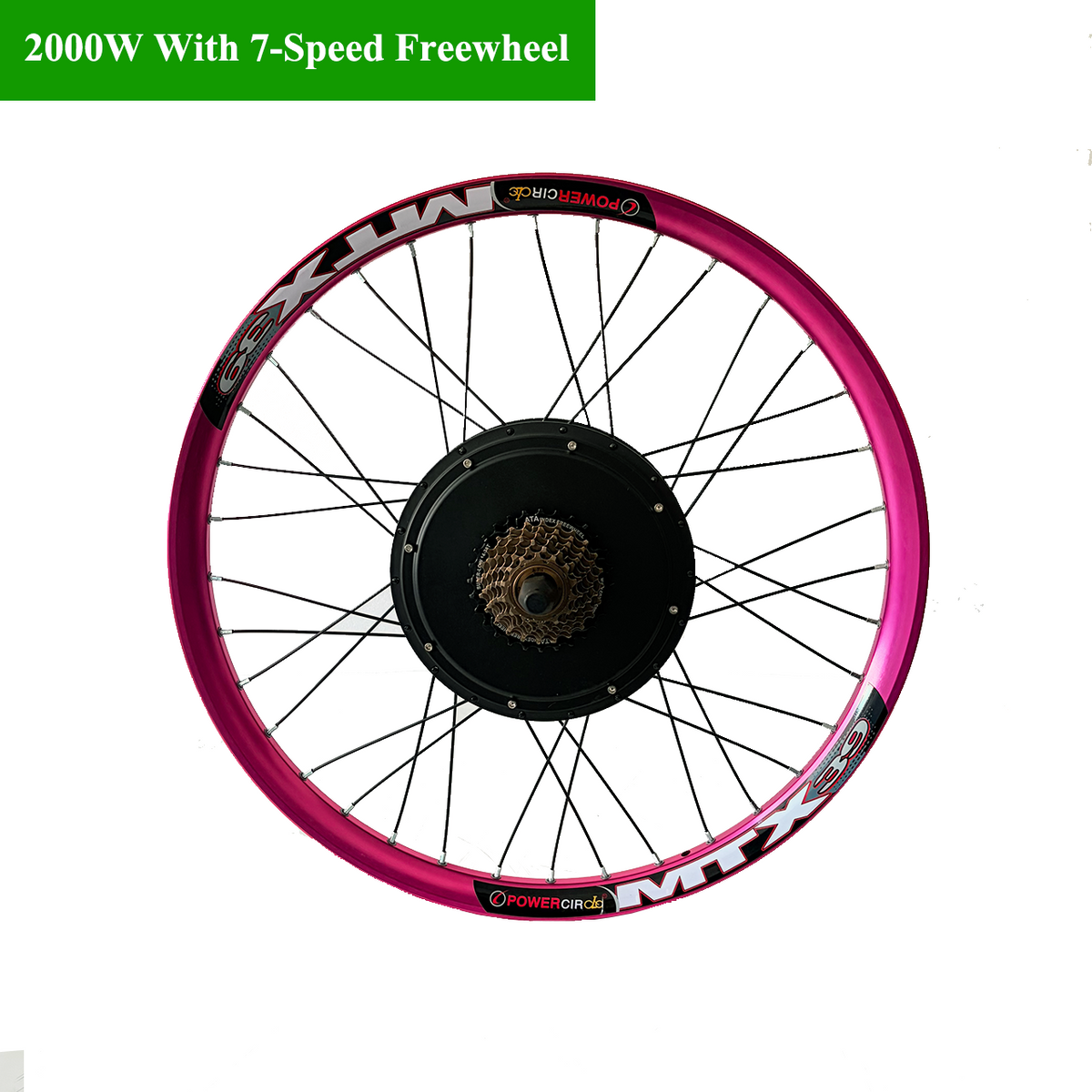 26inch/27.5inch/29Inch 135mm Dropout Blue/Pink/Purple/Red Strong Sun Ring MTX Rim 48V-72V 2000W  Hub MotorWheel  , 2000w Ebike Bicycle Electric Bike Hub Motor NBPower