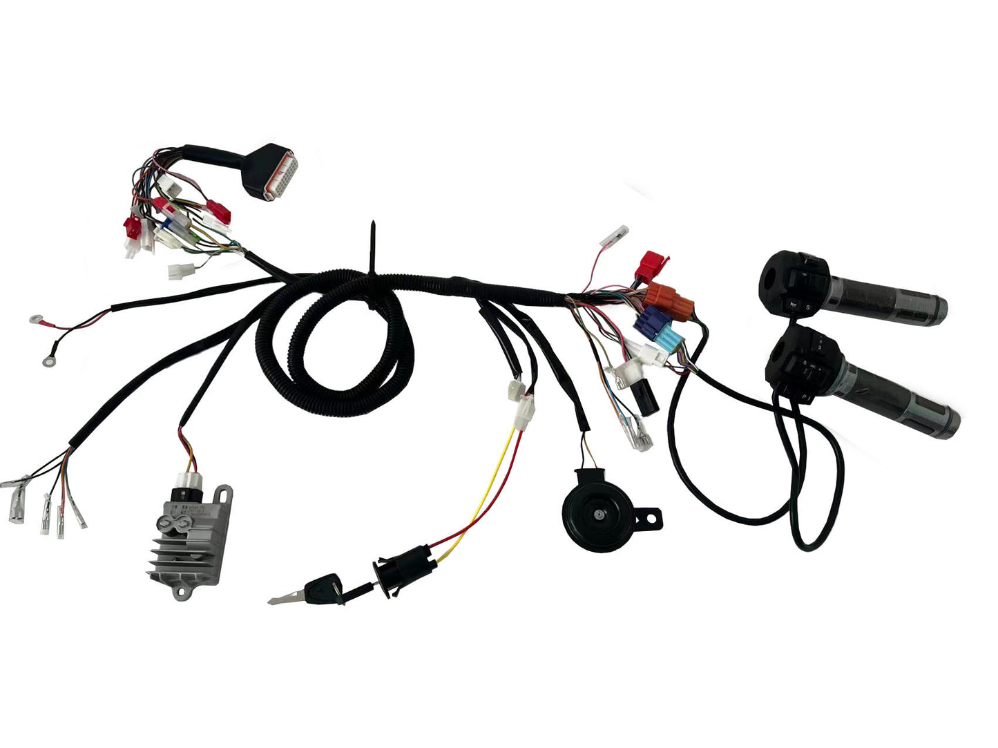 USA Stock:QS120 V3 2000W 60H 2KW Mid Drive Motor Kit with FarDriver ND72360 Controller , DKD Display and Throttle for Electric Motorcycle Moped ATV