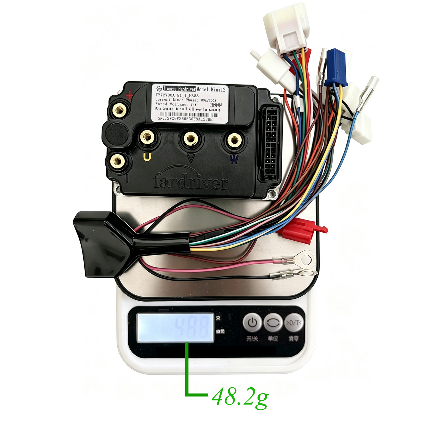 FarDriver Mini12 72260 80A IP67 Electric Bike & Scooter Controller Small Size E-bike Controller with Bluetooth