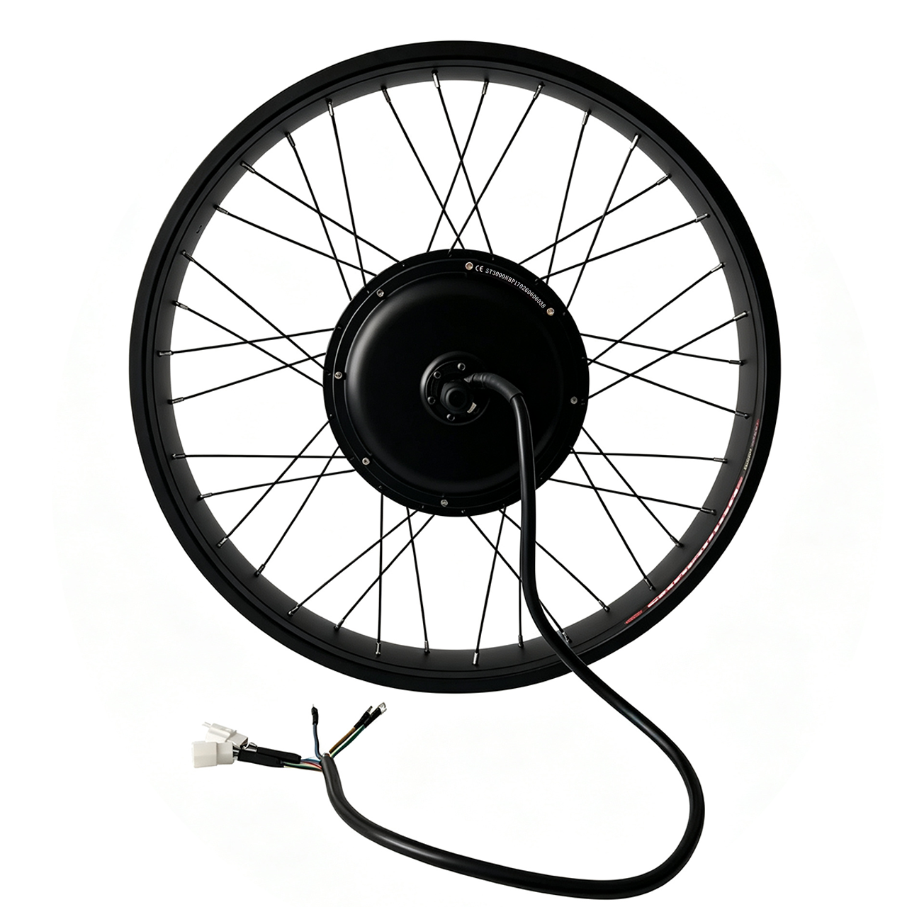 20*4.0/24*4.0/26*4.0 Fat Bike 170mm Dropout 3000W Electric Bicycle Rear Spoke Hub Motor Wheel Kit with 7-Speed Freewheel, 80A Dual Mode Brushless Sine Wave Controller SM7280, UKC1 Display ,Throttle, Brake Levers Full Ebike Conversion Kit