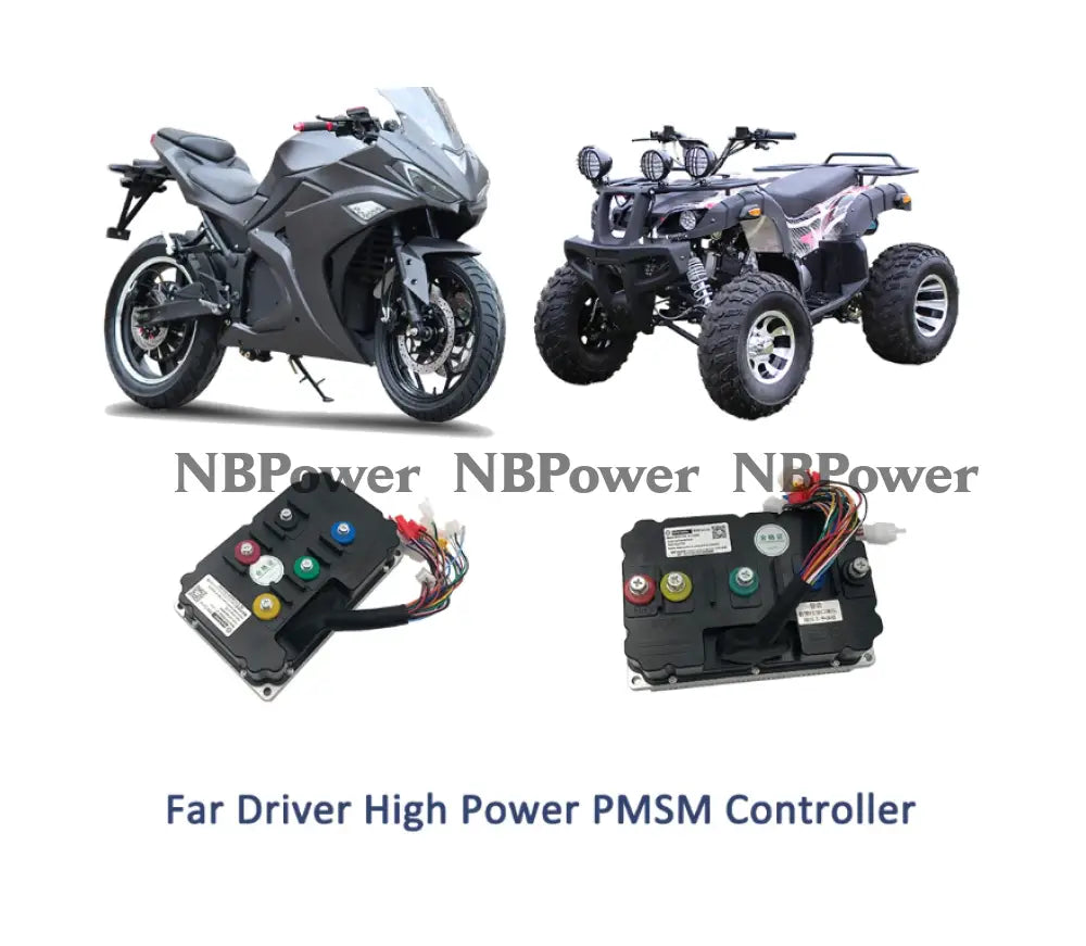 FarDriver Controller ND721200 DC 600A Phase 1200A 72V with Bluetooth Adapter for 8-12KW High Power Electric Motorcycle