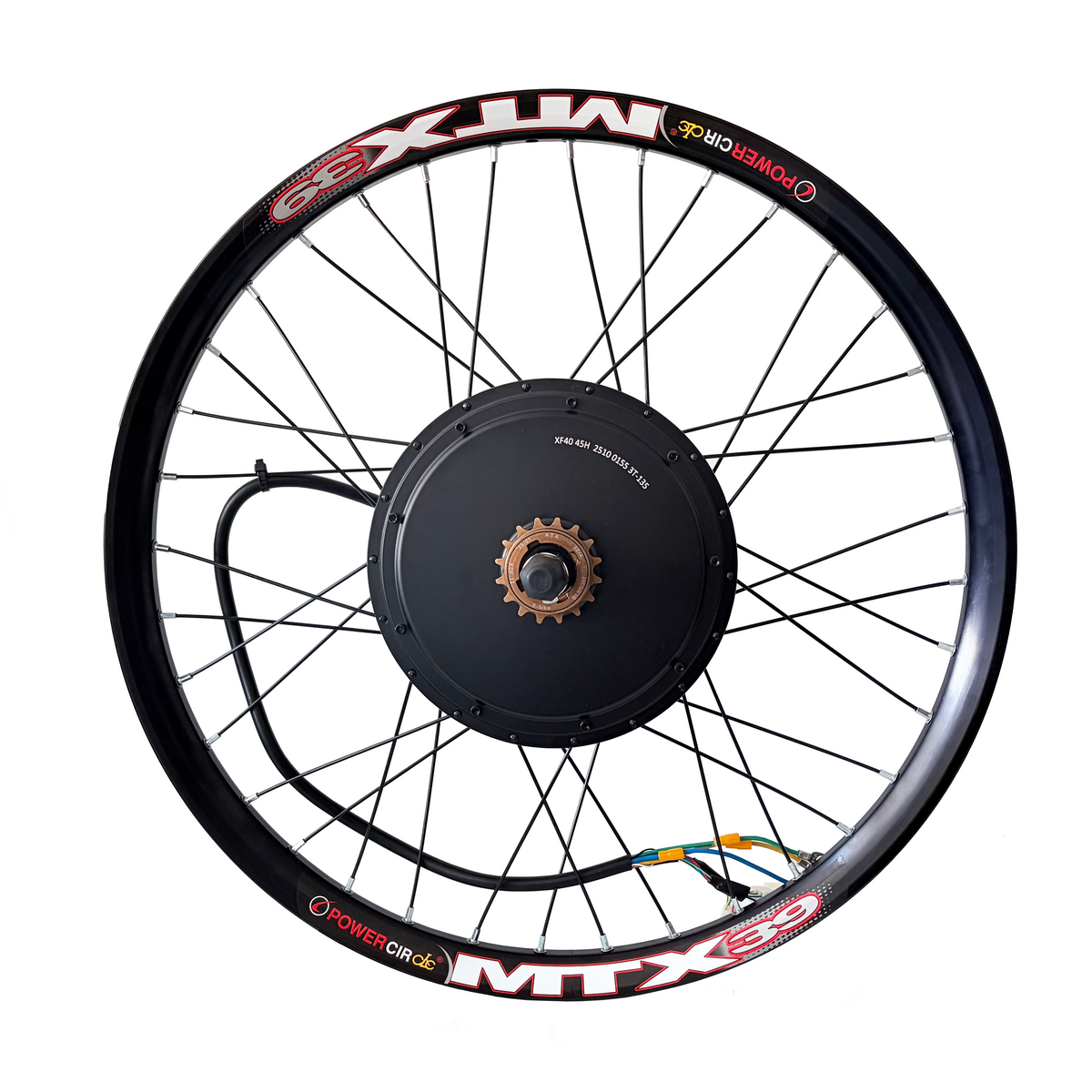 20inch/24inch/26inch/27.5inch/28inch/29inch/700C  135mm Dropout MXUS  Ebike Rear Hub Motor Wheel  Single Speed Freewheel 3T/4T/5T Winding For Choose ，80A Dual mode Controller +UKC1 Display Conversion Kit NBPower