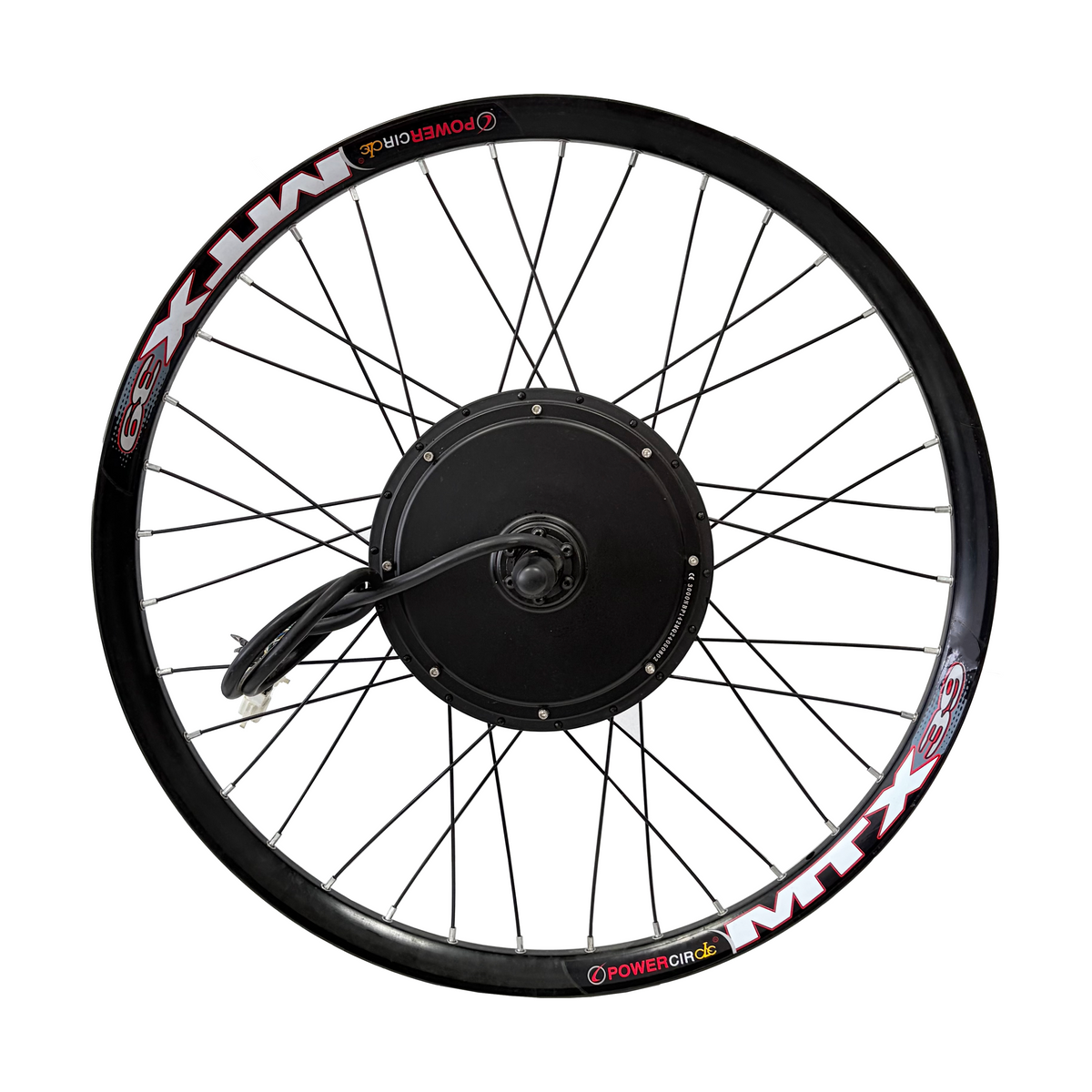 NBPower 20inch/24inch/26inch/27.5inch/29inch/700C  135mm Dropout  MTX Rim Ebike Rear Hub Motor Wheel  Single Speed Freewheel 3T/4T/5T Winding For Choose ，80A Dual mode Controller +UKC1 Display Conversion Kit NBPower