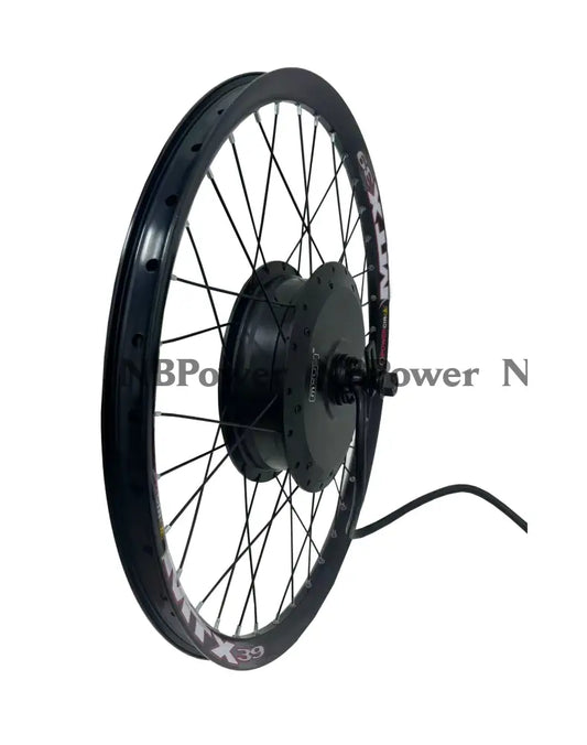 High Speed MXUS 72v 5000w 5k-turbo 3T Dual Hall 150mm Dropout Single Gear Electric Ebike Bicycle Hub Motor Wheel 26’’