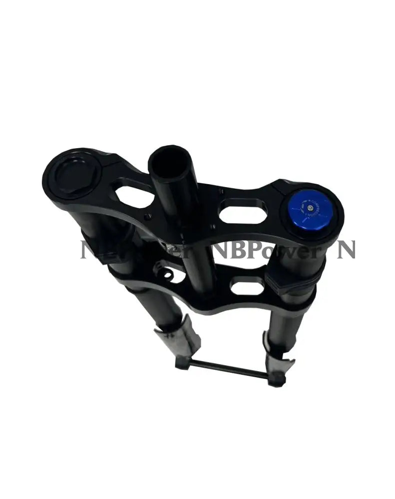 KKE 750MM Double Shoulder Inverted Front Fork 26/27.5 Inch for Snowy Fat Bike Straight Tube Oil Spring Suspension Disc