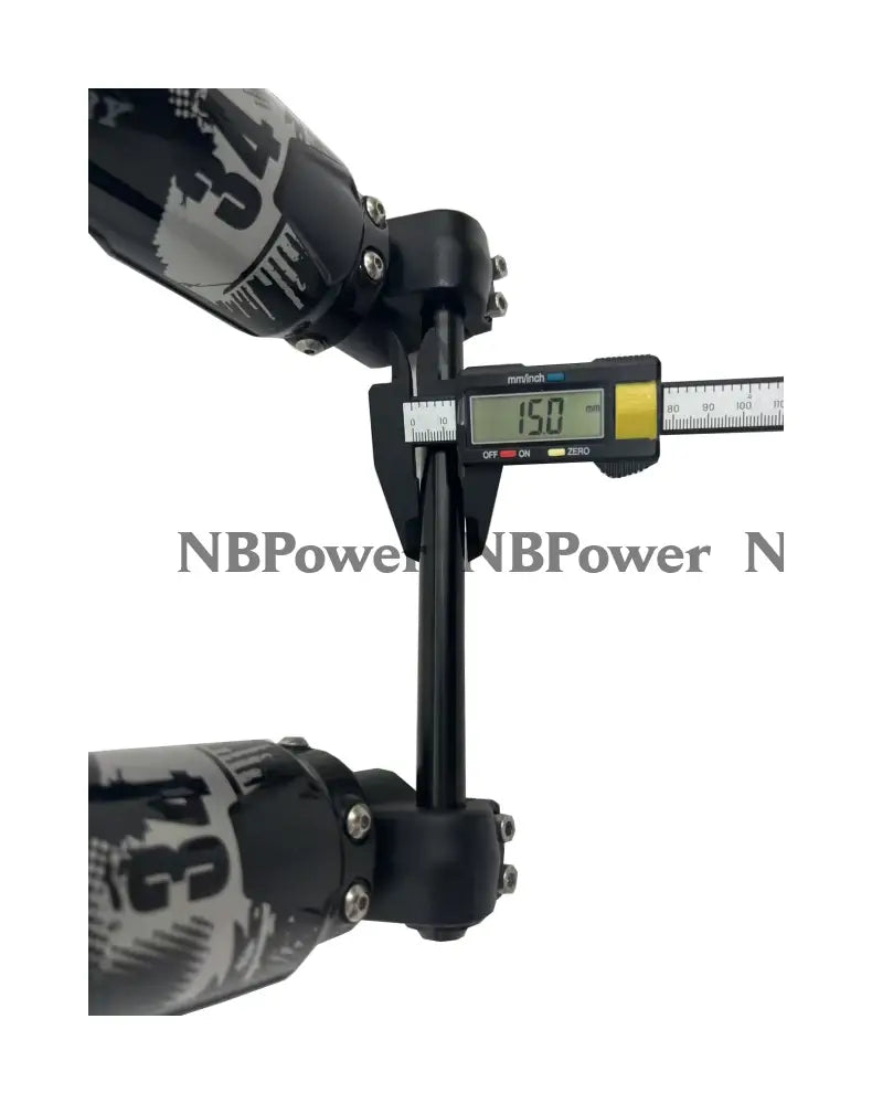 KKE 750MM Double Shoulder Inverted Front Fork 26/27.5 Inch for Snowy Fat Bike Straight Tube Oil Spring Suspension Disc