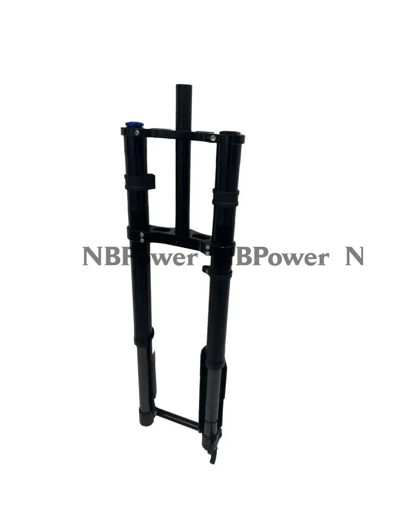 KKE 750MM Double Shoulder Inverted Front Fork 26/27.5 Inch for Snowy Fat Bike Straight Tube Oil Spring Suspension Disc