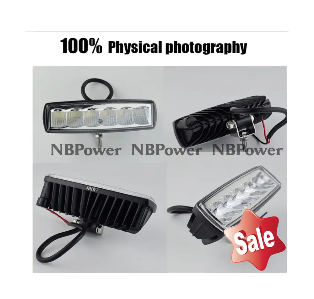60W LED Fog Lights 6 Inch - Amber Yellow Spotlights for Motorcycles ...
