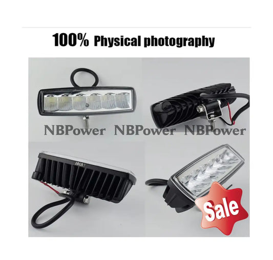 LED Lights Car Yellow Fog Spotlights Amber Bar 6 Inch for Motorcycles Boats Yachts Trucks Turn Signal Taillights