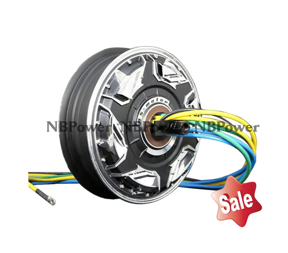 9000W Hub Motor QS268 12 Inch - Motor V5 Six Phase Electric Bike Motor