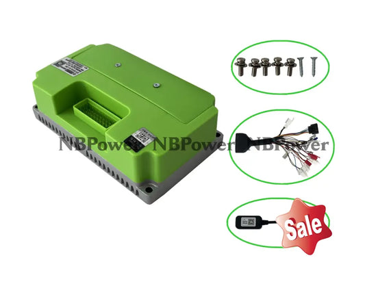 FarDriver Controller ND72240 BLDC 240A for 2000W Motor Electric Motorcycle Controller with Regen and BT Adapter Motor