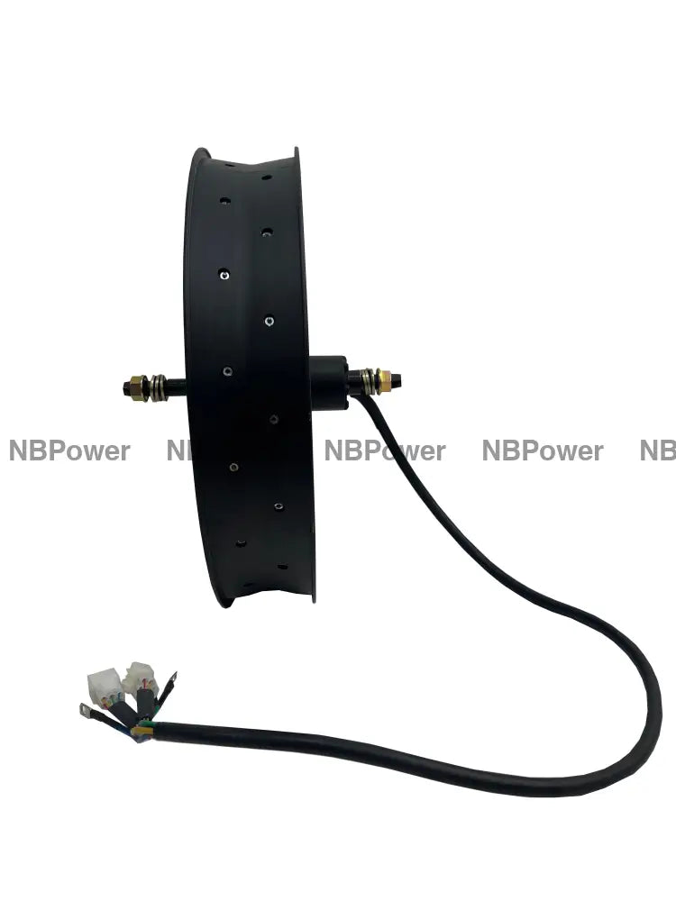 NBpower 20X4.0 190mm Dropout 72V 3000W Motor Wheel for Fat Bike Snow Bike