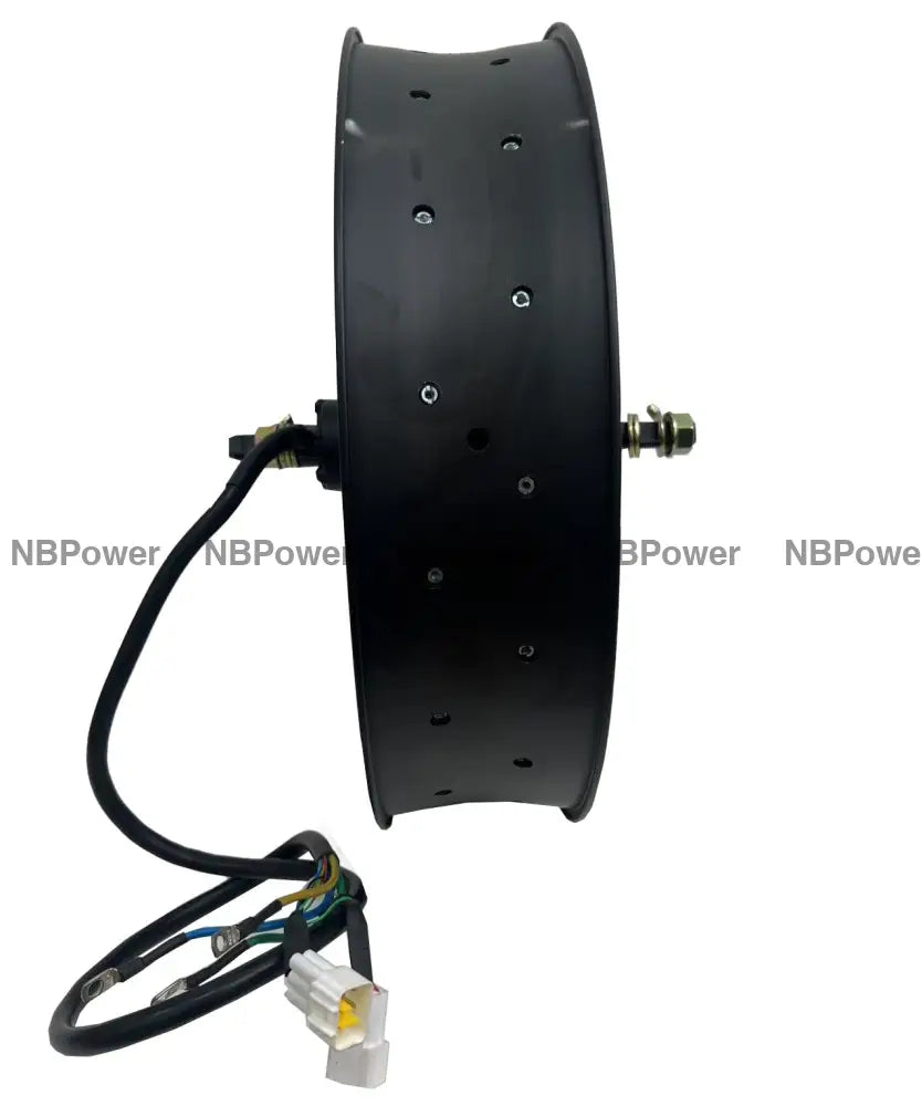 NBpower 20X4.0 190mm Dropout 72V 5000W Motor Wheel for Fat Bike Snow Bike