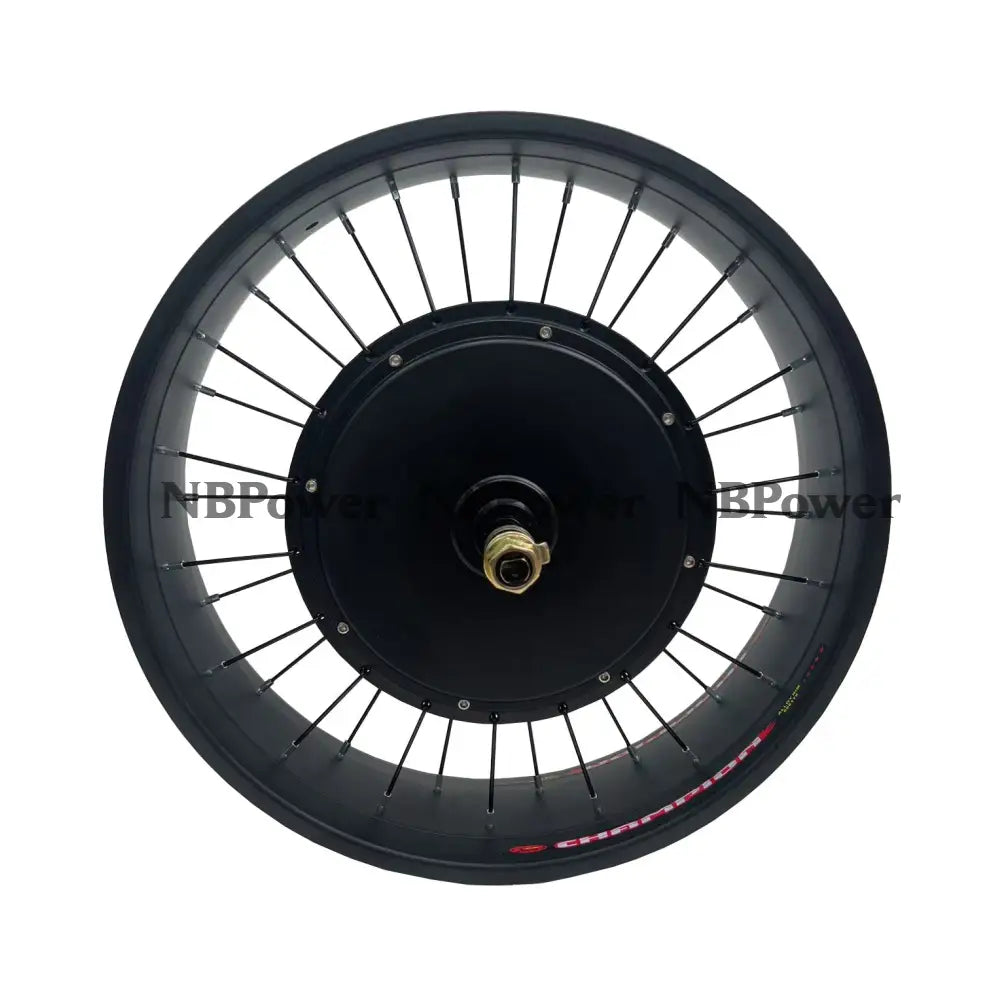 NBpower 20X4.0 190mm Dropout 72V 5000W Motor Wheel for Fat Bike Snow Bike