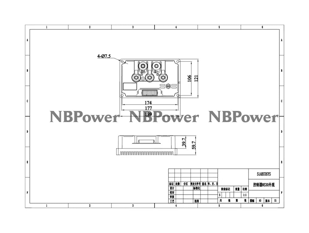 ND72450 FARDRIVER Controller Hot sale NBPower E-Motorcycle Controller 450A BLDC Programmable with Bluetooth -IN-Builted