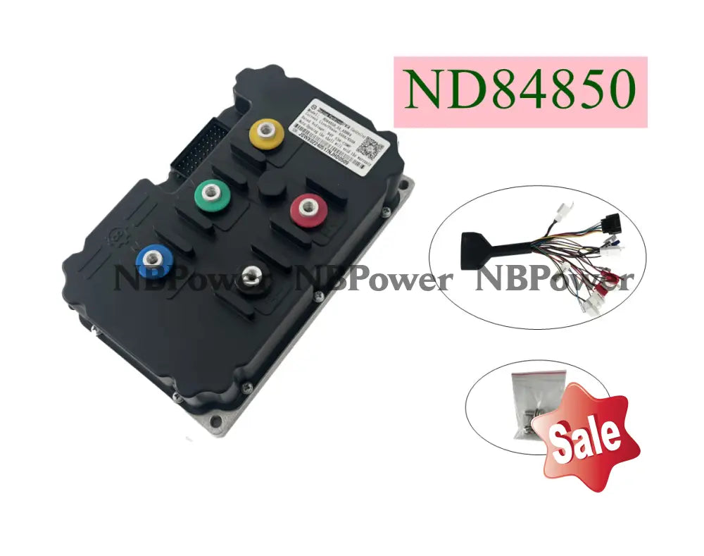 ND84850 Controller Nanjing FarDriver 84V Peak 100V 400A For 6000-8000W Electric Motorcycle With Regenerative Braking