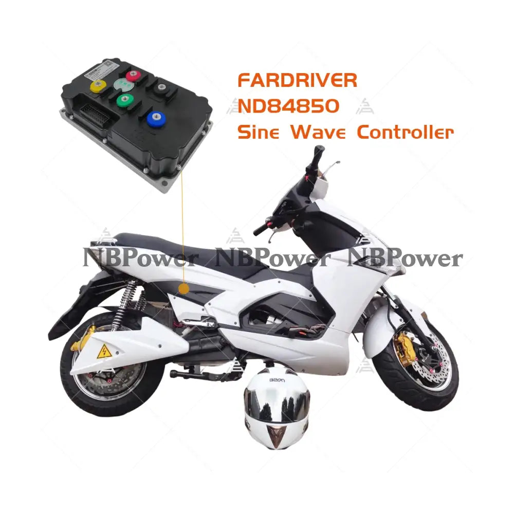 ND84850 Controller Nanjing FarDriver 84V Peak 100V 400A For 6000-8000W Electric Motorcycle With Regenerative Braking