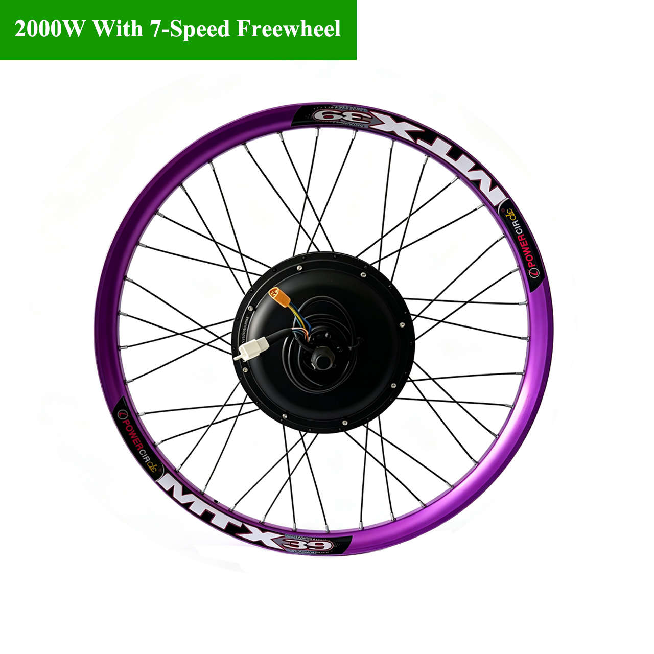 26inch/27.5inch/29Inch 135mm Dropout Blue/Pink/Purple/Red Strong Sun Ring MTX Rim 48V-72V 2000W  Hub MotorWheel  , 2000w Ebike Bicycle Electric Bike Hub Motor NBPower