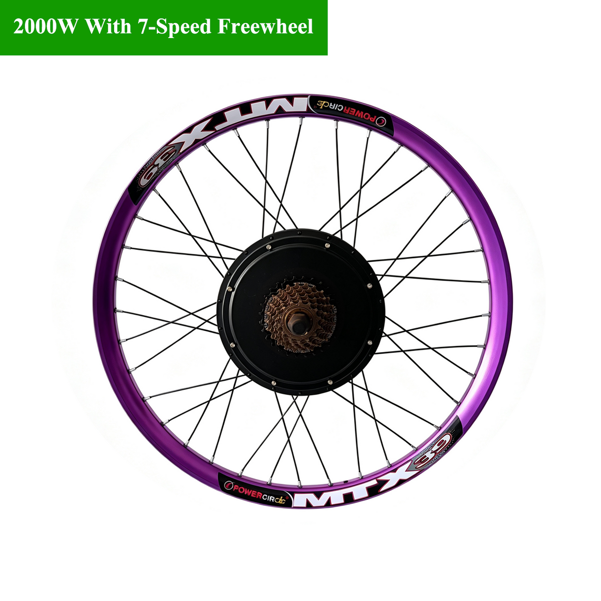 26inch/27.5inch/29Inch 135mm Dropout Blue/Pink/Purple/Red Strong Sun Ring MTX Rim 48V-72V 2000W  Hub MotorWheel  , 2000w Ebike Bicycle Electric Bike Hub Motor NBPower