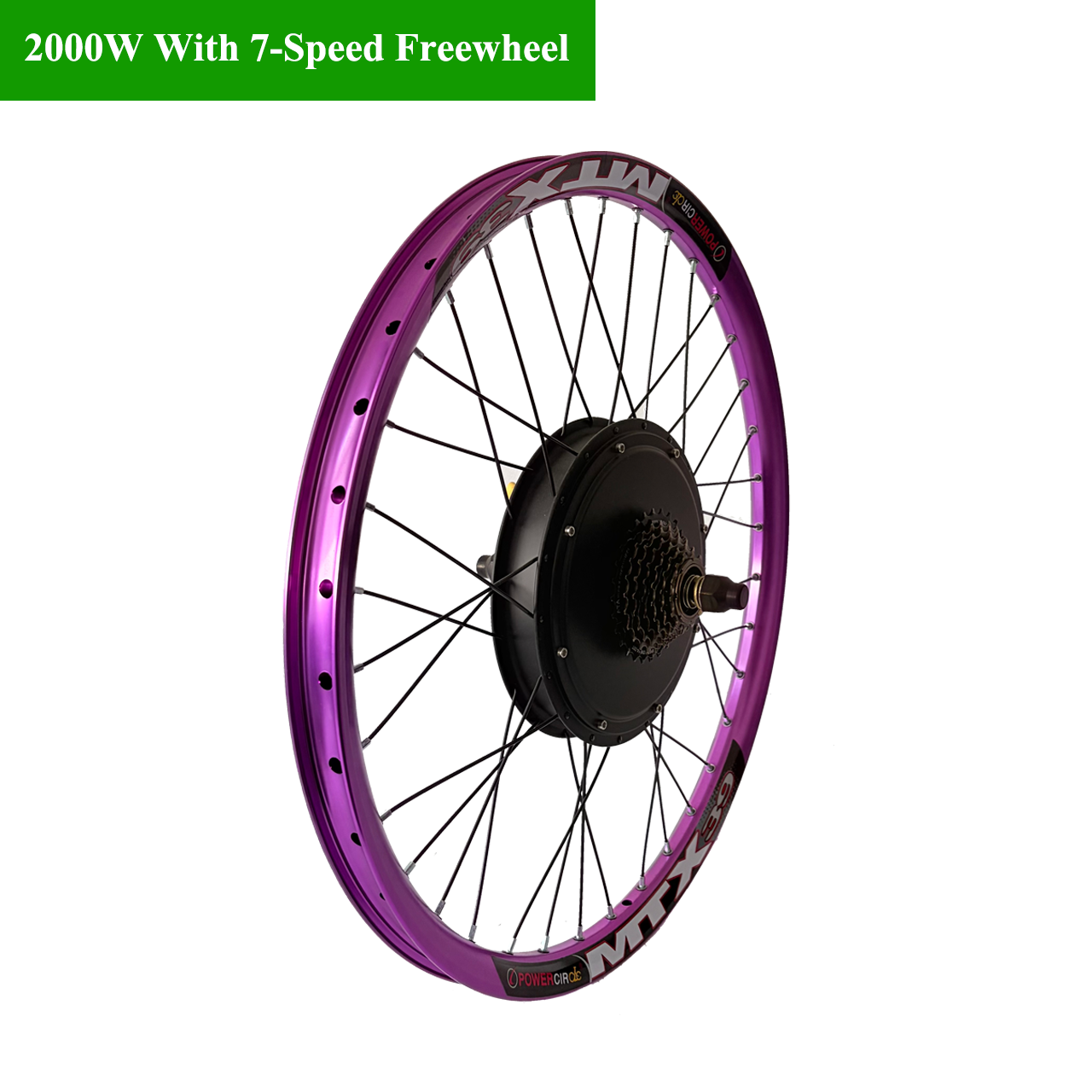 26inch/27.5inch/29Inch 135mm Dropout Blue/Pink/Purple/Red Strong Sun Ring MTX Rim 48V-72V 2000W  Hub MotorWheel  , 2000w Ebike Bicycle Electric Bike Hub Motor NBPower