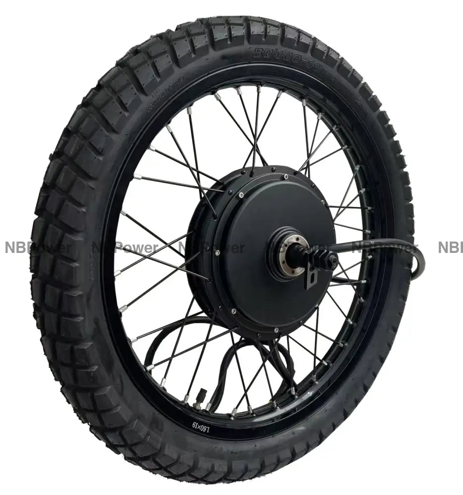 Promotion Price! 19*1.6 DELFAST QS205 5000W 3.5T 150mm Dropout Hub Motor Wheel Motorcycle Wheel with 80/100-19 Street