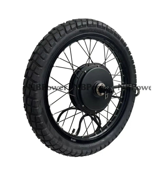 Promotion Price! 19*1.6 DELFAST QS205 5000W 3.5T 150mm Dropout Hub Motor Wheel Motorcycle Wheel with 80/100-19 Street