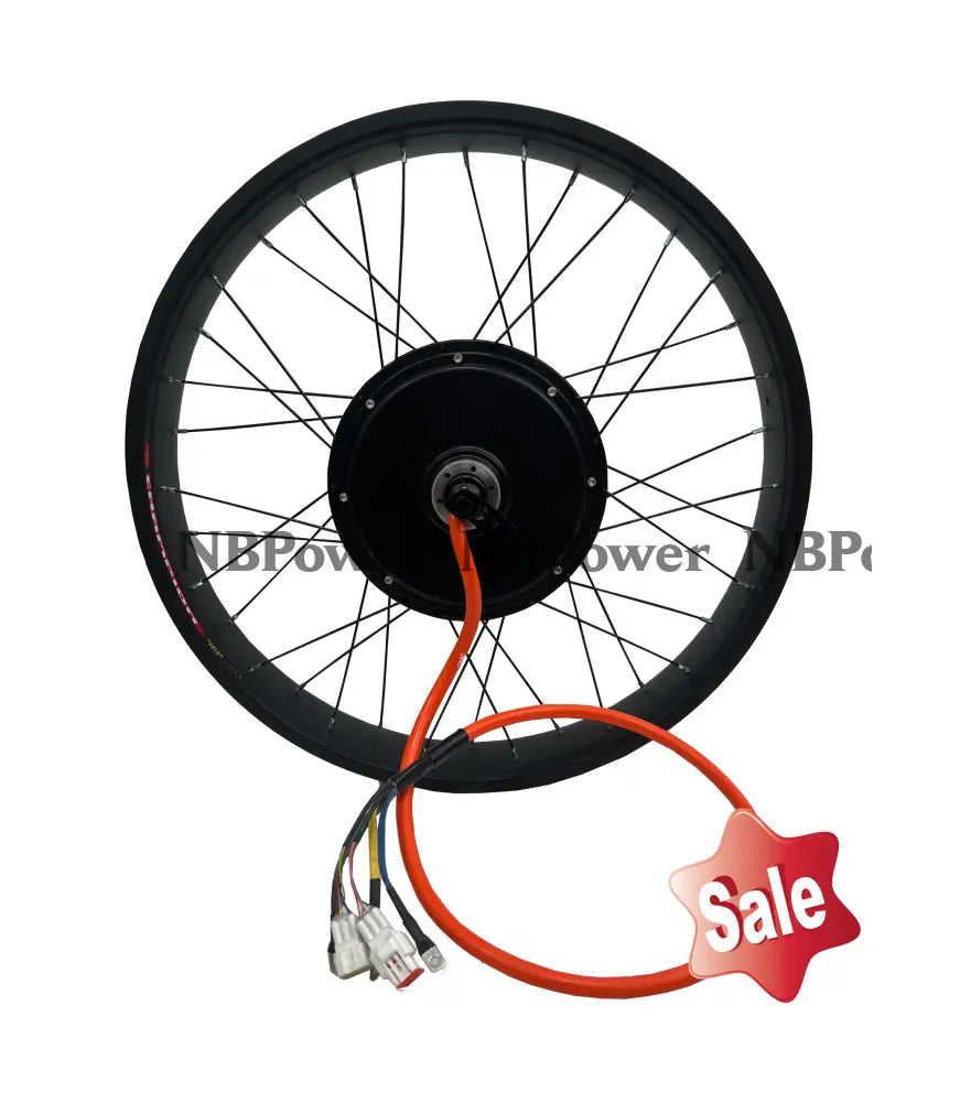 QS 205 5000W updated motorwheel,26*4.0 100mm width rim with Rear 150mm dropout QS 3.5T/5T 5000W motorwheel with spokes