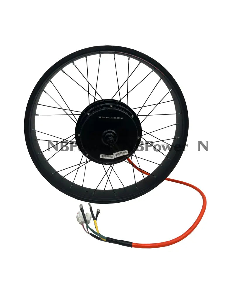 QS 205 5000W updated motorwheel,26*4.0 100mm width rim with Rear 150mm dropout QS 3.5T/5T 5000W motorwheel with spokes