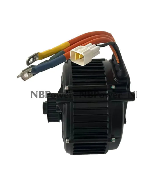 QS Motor QS165 5000W V2 35H 72V Mid Drive Motor Hall and Encoder PMSM Motor for Electric Motorcycle Hall-Belt Motor