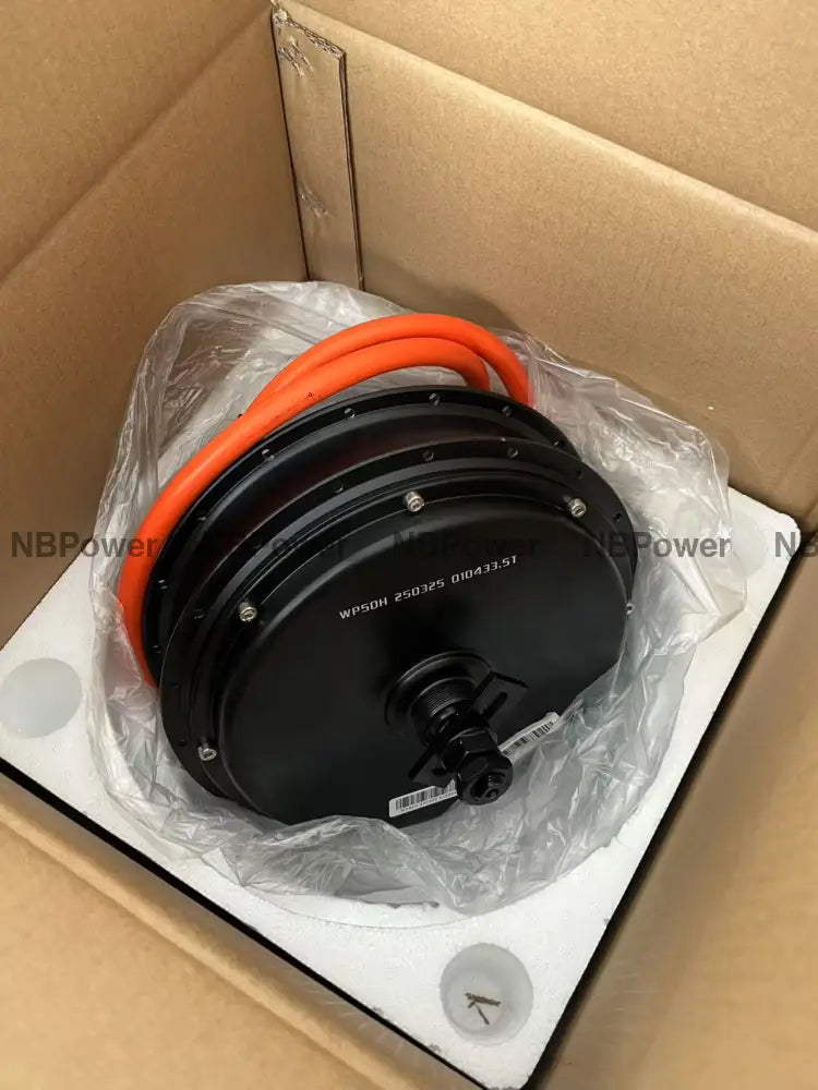 QS205 50H 5000W v3 Motor 150mm Dropout Bicycle Spoke Motor Hub Motor 72V 3.5T/5T 70-100KPH Ebike BLDC Hub Motor