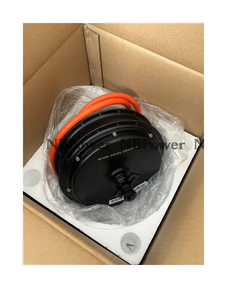 QS205 50H 5000W v3 Motor 150mm Dropout Bicycle Spoke Motor Hub Motor 72V 3.5T/5T 70-100KPH Ebike BLDC Hub Motor